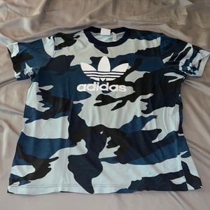 Adidas Blue Camo Tee